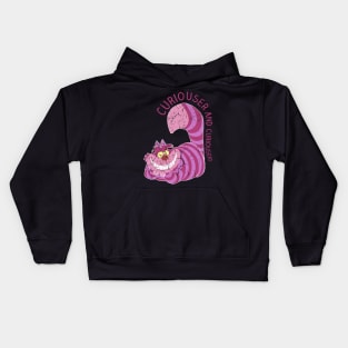 CURIOUSER AND CURIOUSER Kids Hoodie
